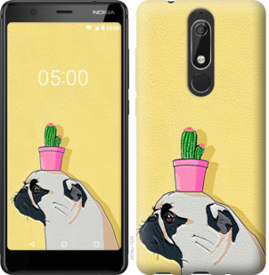 

Чохол Мопс з кактусом на Nokia 5.1 795910