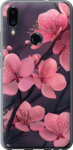 Чехол Пурпурная сакура для Meizu Note 9
