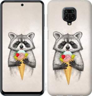 

Чехол Енотик с мороженым для Xiaomi Redmi Note 9S 932063
