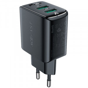 МЗП Acefast A33 QC18W (USB-A+USB-A) dual port