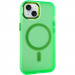 Чехол TPU+PC Lily with Magnetic safe для Apple iPhone 15 (6.1") (Neon Green)