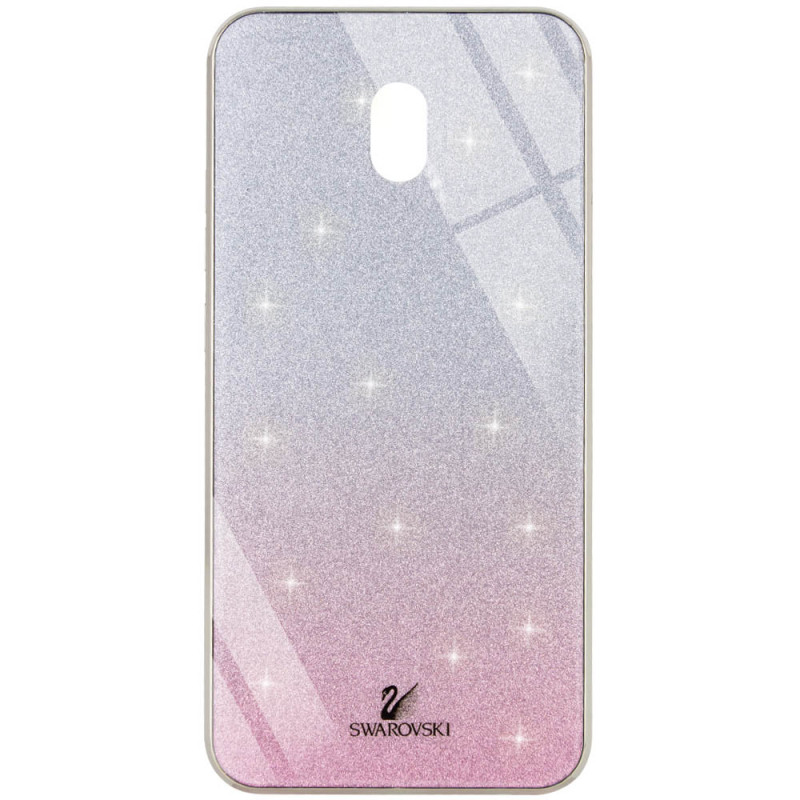 

TPU+Glass чехол Swarovski для Xiaomi Redmi 8a (Розовый) 861290