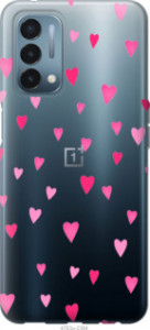 Чехол Сердечки 2 для OnePlus Nord N200