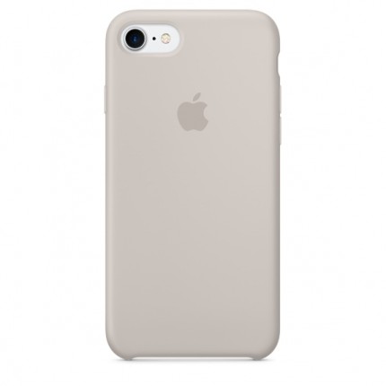 Оригінальний силіконовий чохол на Apple iPhone 7 plus / 8 plus (5.5") (very high copy) (Слонова кістка / Ivory)