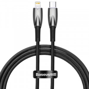 Дата кабель Baseus Glimmer Series Fast Charging Data Cable Type-C to Lightning 20W 1m (CADH00000)