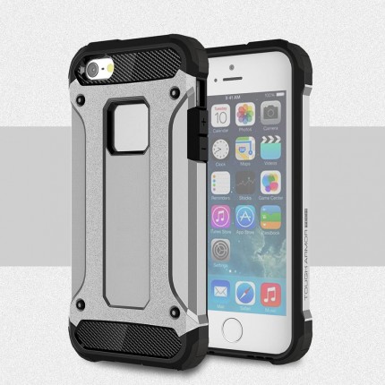 

Бронированный противоударный TPU+PC чехол Immortal для iPhone SE (Серый / Metal slate) 58545