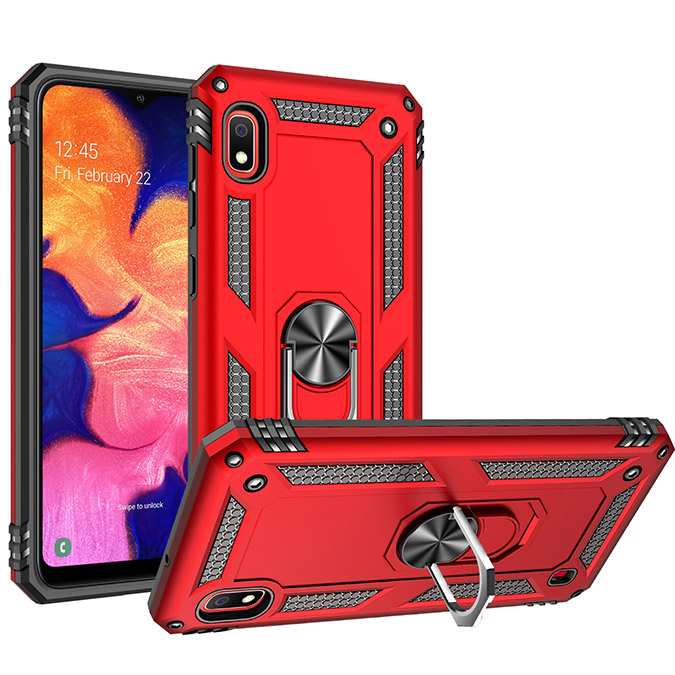

Ударопрочный чехол Serge Ring for Magnet для Samsung Galaxy A10 (A105F) (Красный) 717421