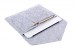 Купить Чехол-конверт с кармашком из войлока для Apple Macbook Air 13/Pro 13/Pro 13 Retina (Серый) на vchehle.ua