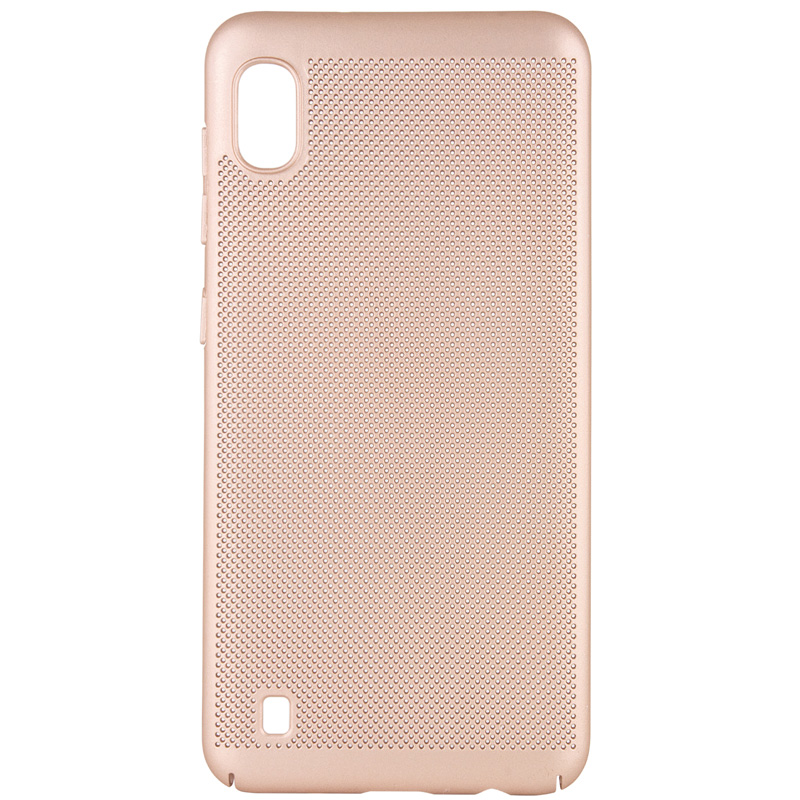 

Ультратонкий дышащий чехол Grid case для Samsung Galaxy A10 (A105F) (Золотой) 707714