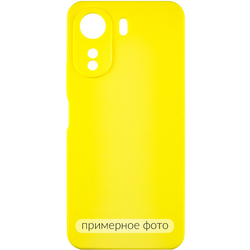 Чехол Silicone Cover Lakshmi Full Camera (AAA) для Xiaomi Redmi 13C / Poco C65 (Желтый / Yellow)