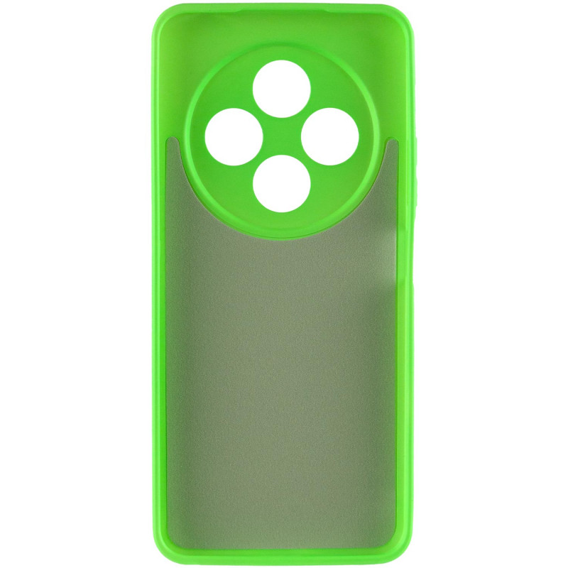 Купити Чохол TPU GETMAN Liquid Silk Full Camera на Xiaomi Redmi 14C / Poco C75 (Салатовий / Neon Green) на vchehle.ua