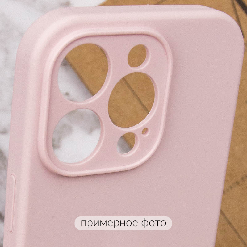 Чохол Silicone Case Full Camera Protective (AA) NO LOGO на Apple iPhone 16 (6.1") (Рожевий / Chalk Pink) в магазині vchehle.ua