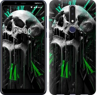 

Чохол Череп-годинник на Nokia 3.1 Plus 690566