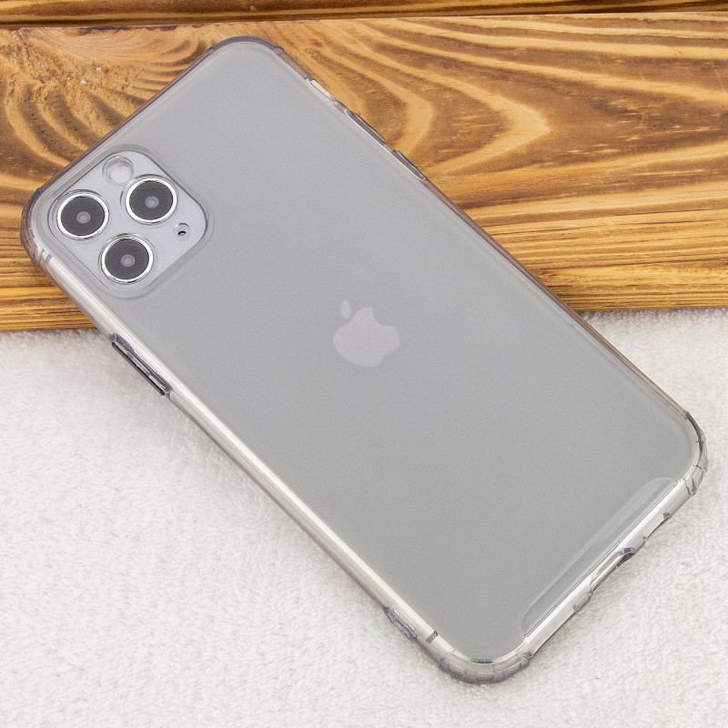 Фото TPU чохол Сolor matte на Apple iPhone 11 Pro (5.8") (Чорний) на vchehle.ua