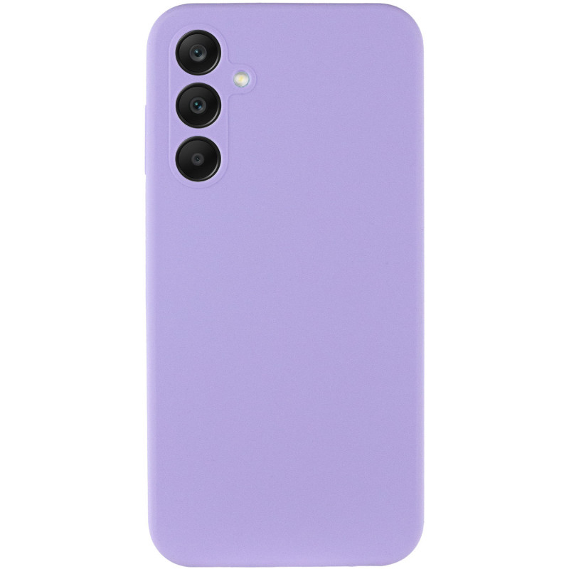 Фото Чехол Silicone Cover Lakshmi Full Camera (AAA) для Samsung Galaxy S25 (Сиреневый / Dasheen) на vchehle.ua
