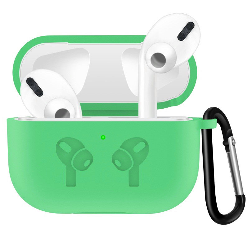 Силиконовый футляр Simple для наушников AirPods 3 (Бирюзовый / Spearmint)