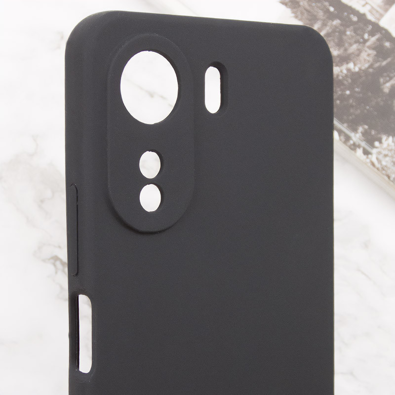 Купить Чехол Silicone Cover Lakshmi Full Camera (AA) для Oppo A60 4G (Черный / Black) на vchehle.ua