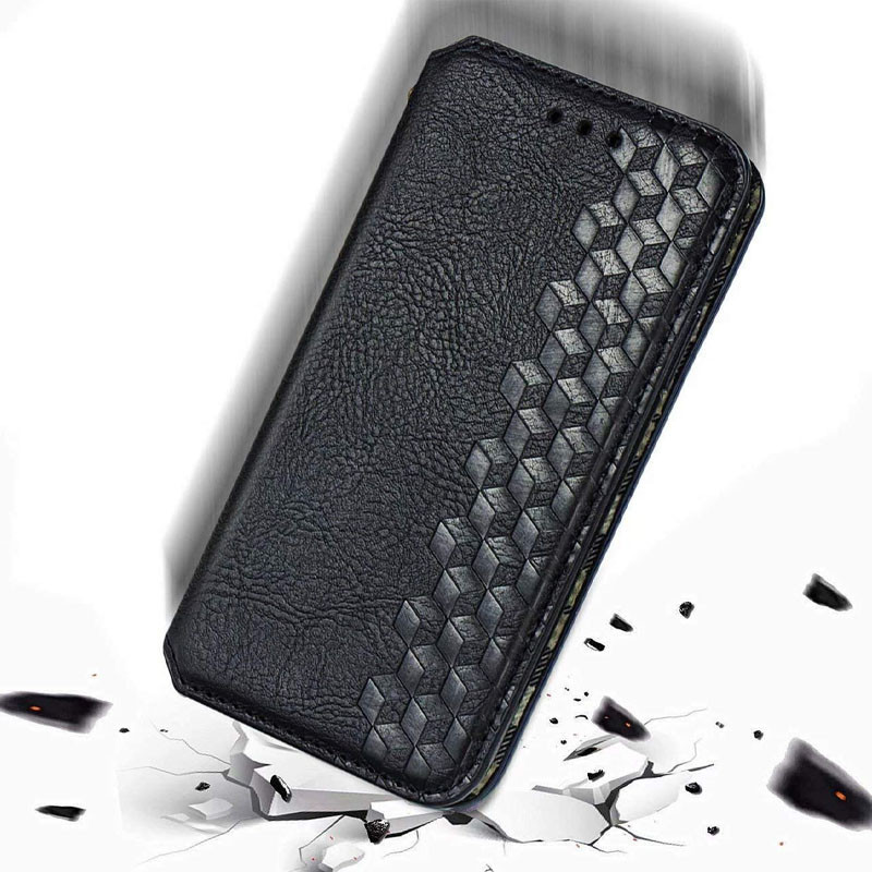 Заказать Кожаный чехол книжка GETMAN Cubic (PU) для Samsung Galaxy A52 4G / A52 5G / A52s (Черный) на vchehle.ua