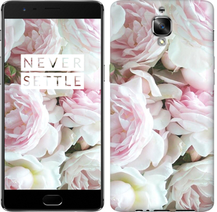 Чехол Пионы v2 для OnePlus 3