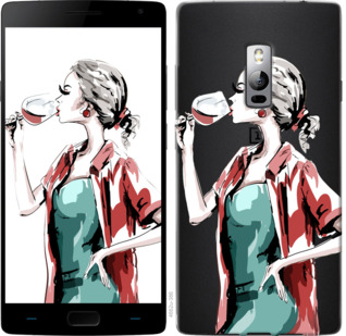 

Чехол Девушка с бокалом для OnePlus 2 841938