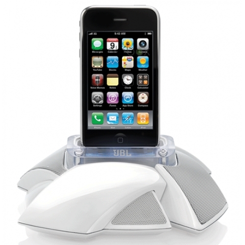 Фото акустической системы JBL On Stage Micro III White для iPhone / iPod