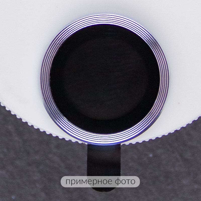 Фото Защитное стекло Metal Classic на камеру (в упак.) для Apple iPhone 17 (6.3") (Голубой / Light Blue) в магазине vchehle.ua