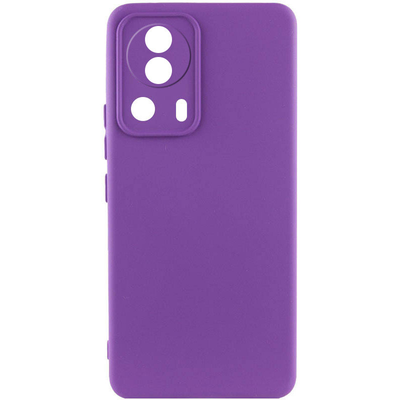 Чохол Silicone Cover Lakshmi Full Camera (A) на Xiaomi 13 Lite (Фіолетовий / Purple)