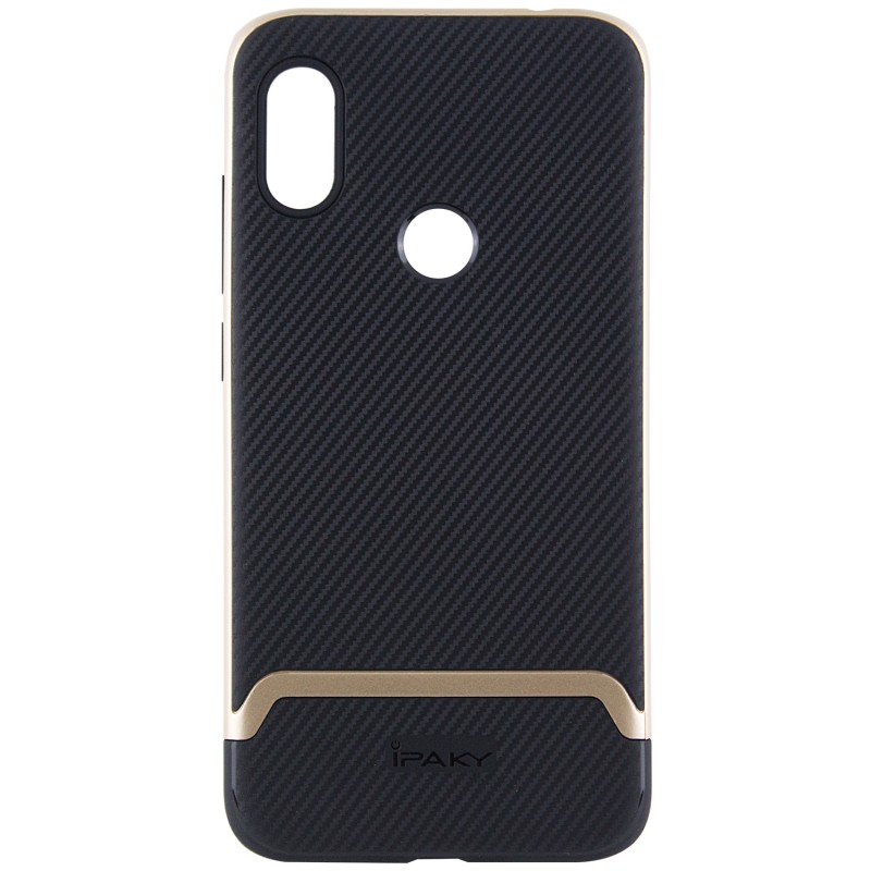 

Чохол iPaky TPU+PC на Xiaomi Redmi Note 6 Pro (Чорний / Золотий) 678553