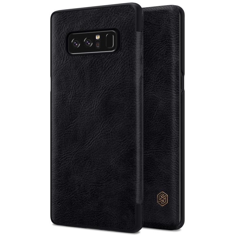 

Кожаный чехол (книжка) Nillkin Qin Series для Samsung Galaxy Note 8 (Черный) 211316