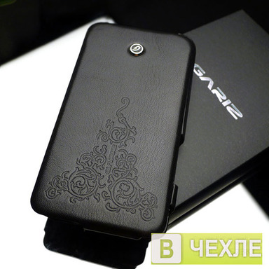 Кожаный чехол SGP GARIZ Series (черный) для Samsung Galaxy S2  (черный)