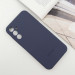 Фото Чохол Silicone Cover Lakshmi Full Camera (AAA) with Logo на Samsung Galaxy A35 (Темно-синій / Midnight blue) на vchehle.ua