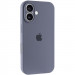 Чохол Silicone Case Full Camera Protective (AA) на Apple iPhone 16 (6.1") (Сірий / Lavender Gray)