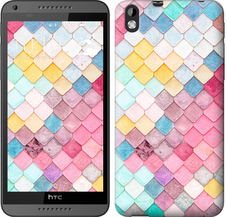 

Чехол Красочная черепица для HTC Desire 816 334795