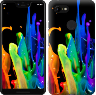 Чехол брызги краски для Google Pixel 3 XL