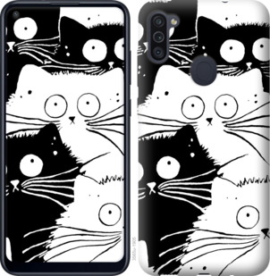 Чехол Коты v2 для Samsung Galaxy M11 M115F
