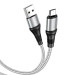 Фото Дата кабель Hoco X50 "Excellent" USB to MicroUSB (1m) (Сірий) в маназині vchehle.ua