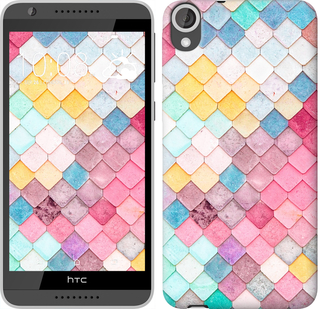 

Чехол Красочная черепица для HTC Desire 820 334797