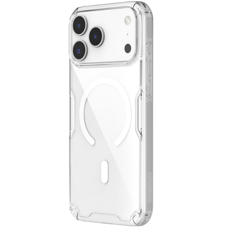 Фото TPU чехол Nillkin Nature Pro Magnetic для Apple iPhone 17 Pro (6.3") (Бесцветный (прозрачный)) в магазине vchehle.ua