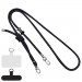 Шнурок с двумя креплениями (8мм) 150см (Dark Gray)