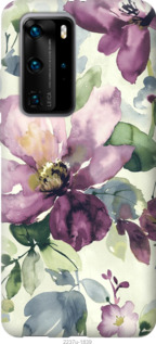 

Чехол Цветы акварелью для Huawei P40 Pro Plus 1083679