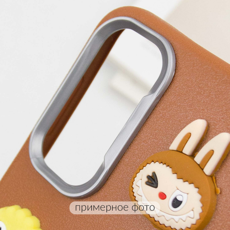 Заказать Чехол TPU Leather Toys для Xiaomi Redmi 12C / Poco C55 (Labubu / Brown) на vchehle.ua