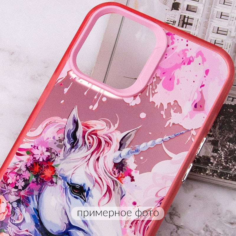 TPU+PC чехол TakiTaki Magic glow для Xiaomi Poco X5 Pro 5G / Redmi Note 12 Pro 5G (Unicorn / Pink) в магазине vchehle.ua