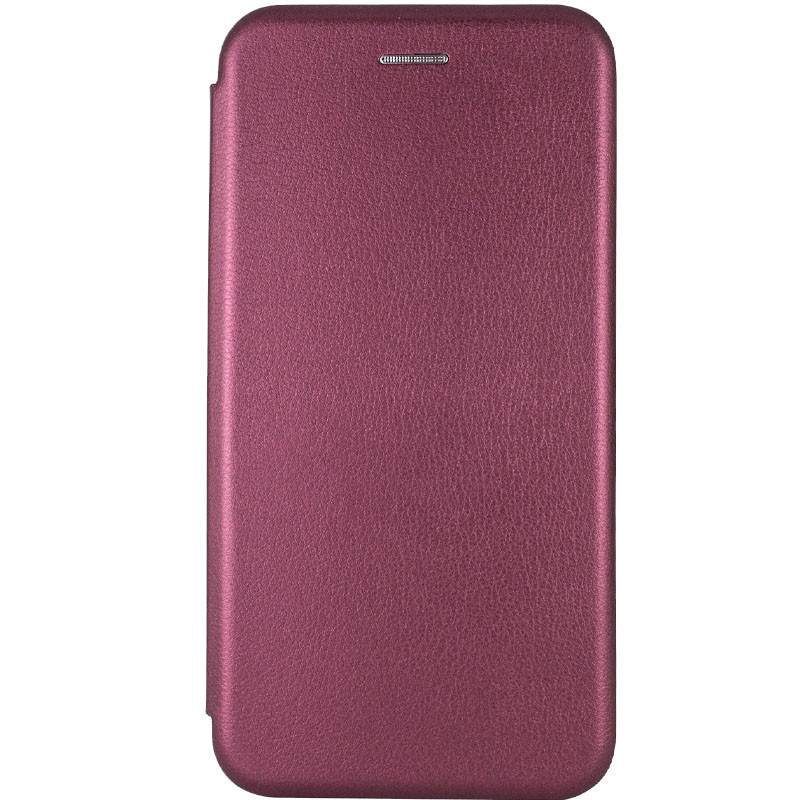 Кожаный чехол (книжка) Classy для Samsung Galaxy M35 5G (Бордовый)