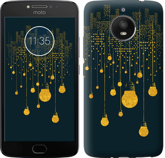

Чехол Иллюстрация ночного города для Motorola Moto E4 Plus 690651