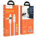 Фото Дата кабель Hoco U137 Line with display Type-C to Lightning 27W (1.2m) (White) на vchehle.ua