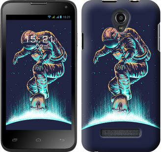 

Чехол Космонавт на скейтборде для Fly IQ4415 591594