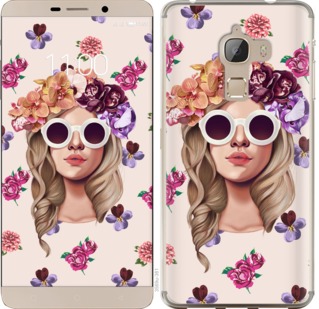 

Чохол Дівчина з квітами v2 на Huawei Mate S 703261