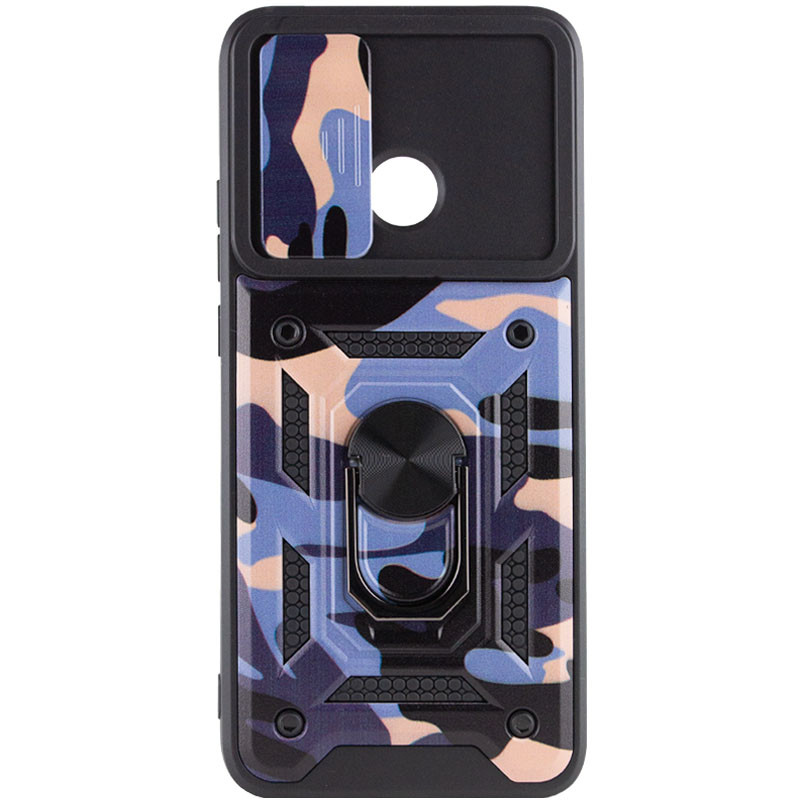 Ударостійкий чохол Camshield Serge Ring Camo на Xiaomi Redmi 9C / 10A (Фіолетовий / Army Purple) в магазині vchehle.ua