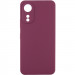 Чохол Silicone Cover Lakshmi Full Camera (AAA) на Oppo A78 4G (Бордовий / Plum)