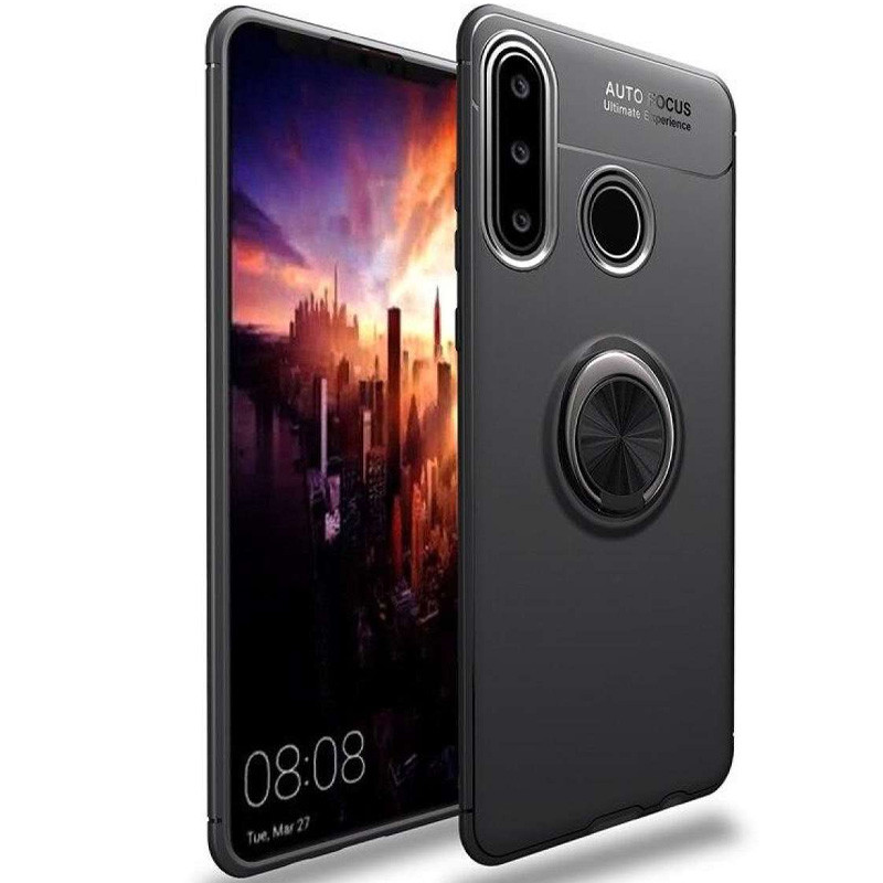 TPU чехол Deen ColorRing под магнитный держатель (opp) для Huawei P30 lite
